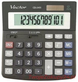 Kalkulator Biurowy Vector Cd-2455 Zaokrąglanie