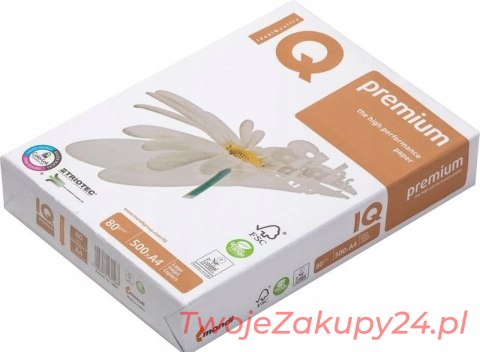 Mondi Papier Ksero Iq Premium A4 120 G Biały