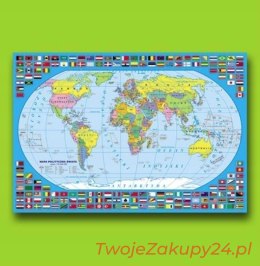Podkład Dwustronny Na Biurko Mapa Świata Świat