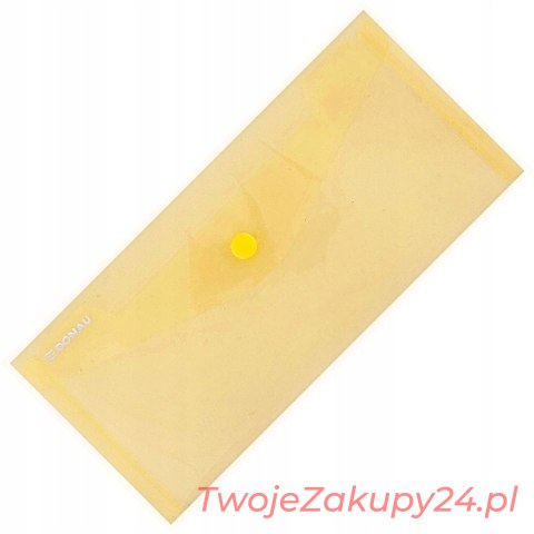 Teczka Kopertowa Dl Na Zatrzask Żółta Donau