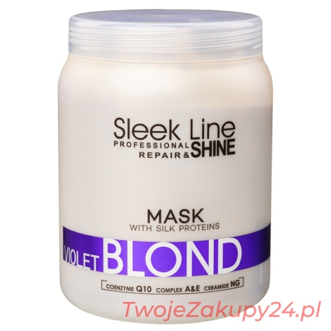 Maska 1000ml Stapiz Sleek Line Blond Violet