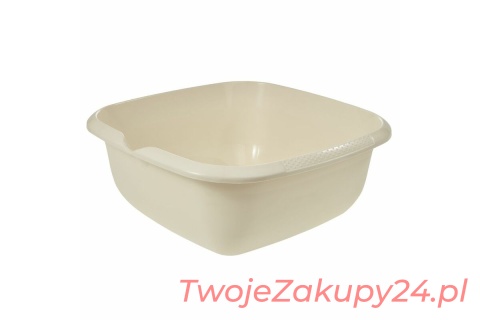 Miska Kwadratowa 38x38 Kremowa