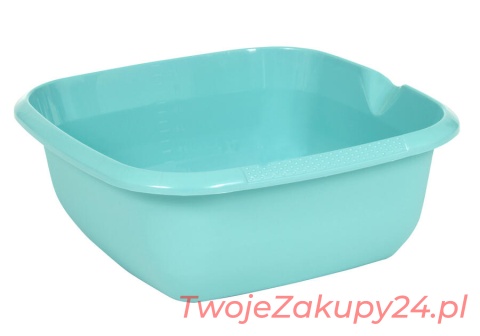 Miska Z Wylewką 38x38 Niebieska