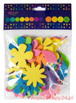 Naklejki Z Panki Kwiatki Brokat