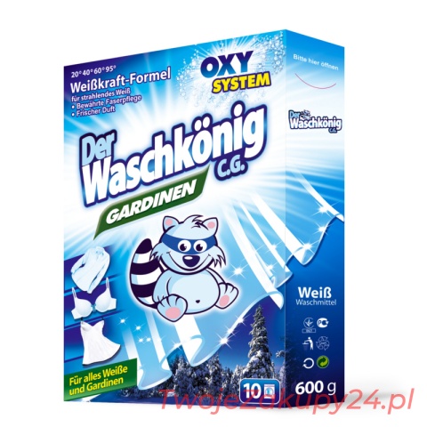 Waschkonig Proszek 600g Gardinen