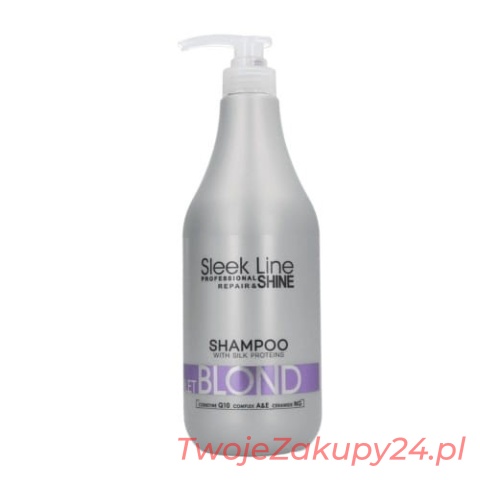 Szampon 1000ml Stapiz Sleek Line Blond Violet