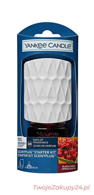 Zapach Elektryczny Yankee Candle Z Bazą Black Cherry