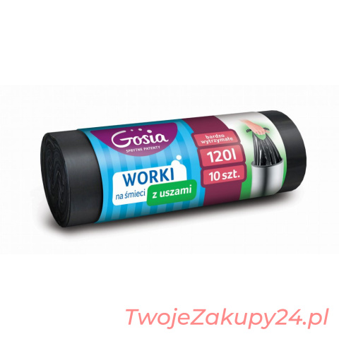 Worki Ldpe 120l A'10 Uszy Czarne