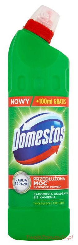 Domestos Płyn Czyszcząco-Dezynfekujący Do Wc Pine Fresh 750 Ml