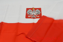 Flaga Pl Z Godłem Fl02-s