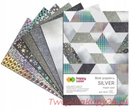 Blok A4/10K Silver 150G-230G Happy Color