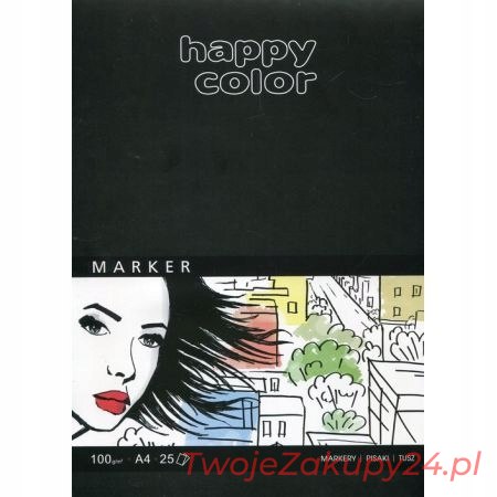 Blok Do Markerów Happy Color A4 25 Kartek