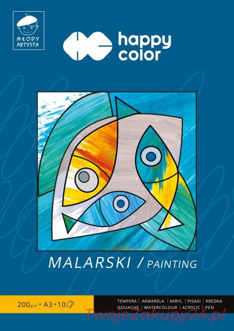 Blok Malarski A3 Happy Color 200G 10 Kartek