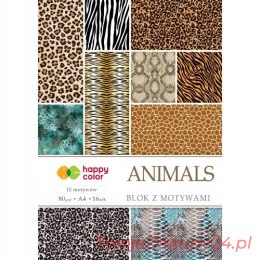 Blok Rysunkowy A4 Happy Color Animals