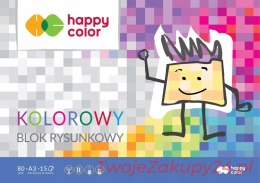 Blok Rysunkowy Kolorowy A3 Happy Color 80G