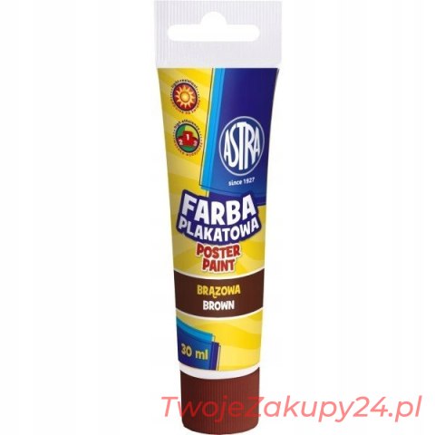 Farba Plakatowa Tuba 30 Ml - Brązowa 83110913 Astr
