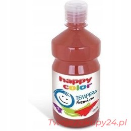 Farba Tempera Premium 500Ml Brązowa Happy Color Ha