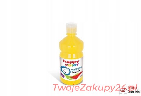 Farba Tempera Premium 500Ml Cytrynowa Happy Color