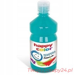 Farba Tempera Premium 500Ml Turkusowa Happy Color