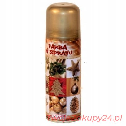 Farba W Aerozolu (Spray) Złota 250Ml, Fs-100, Alig