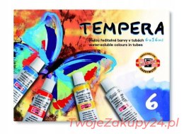 Farby Tempera 6 Kolorów