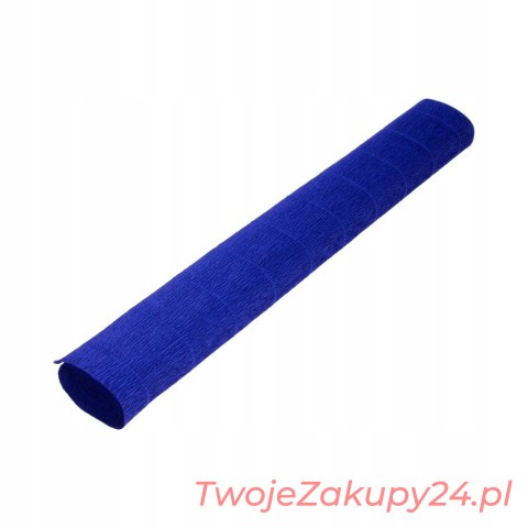 Krepina Włoska Oryginał 180G 50X250 Cm Granatowa