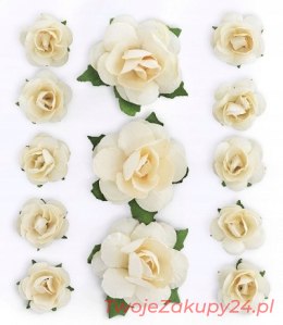 Ozdoba Papierowa Galeria Papieru Kwiaty Róże Brz