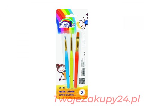 Pędzle Fiorello 3 Szt.