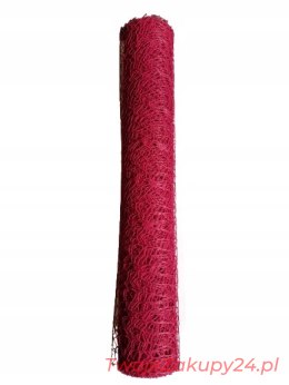 Siatka Koronkowa Star Mesh50X5 Burgund