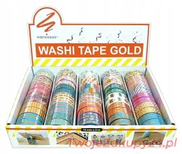 Washi Tape Gold Narcissus Mix Sztuka Rodzinna..