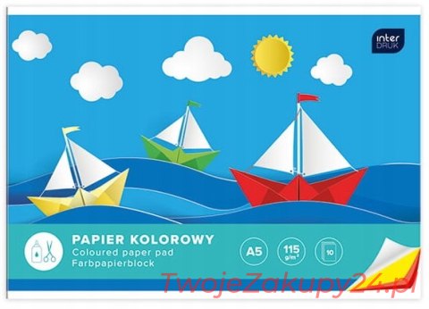 Zeszyt Papierów Kolorowych A4 Interdruk