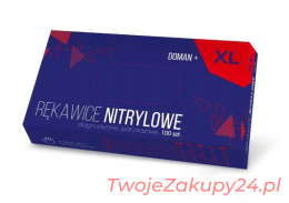 DOMAN RĘKAWICE NITRYLOWE PLUS ''XL''