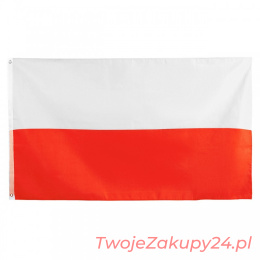 FLAGA PAŃSTWOWA RP POLSKA 90X150M NA MASZT Z OCZKAMI