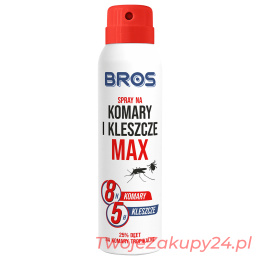 Bros Spray Na Komary I Kleszcze Max 90 Ml