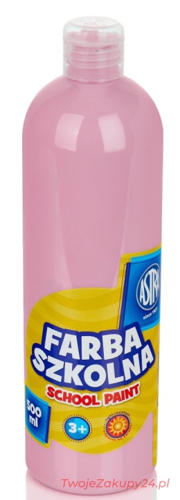 Astra Zestaw Farba Szkolna 500 Ml 4 Kolory