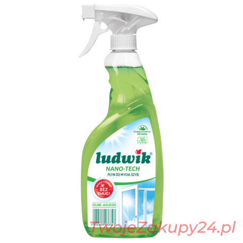 LUDWIK PŁYN DO SZYB 600ML NANO-TECH GREEN APPLE