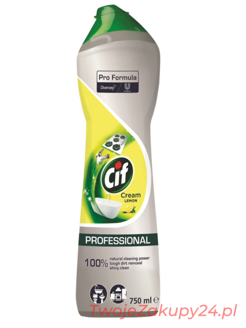 MLECZKO CIF DO CZYSZCZENIA 750ML LEMON PROFESJONALNE