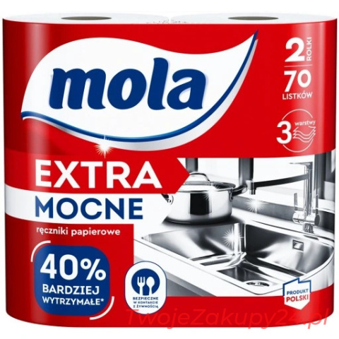 MOLA Ręcznik papierowy extra mocne 2 sztuki