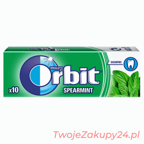 ORBIT Spearmint Guma do żucia bez cukru