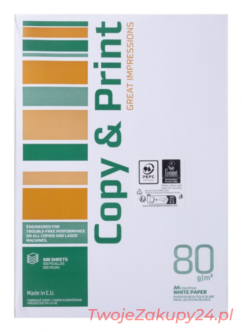 Papier Xsero Klasa C Do Drukarki A4 80G Ryza