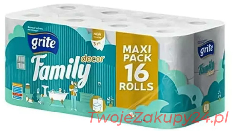 Papier Toaletowy Grite A'16 Family Decor