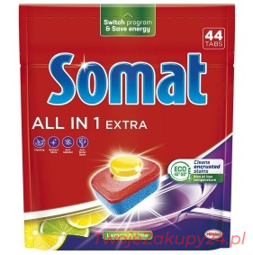 SOMAT TABLETKI DO ZMYWARKI ALL IN ONE EXTRA 44 SZT.