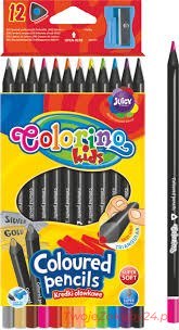 Kredki Colorino Kids Ołówkowe Trójkątne 12 Kolo
