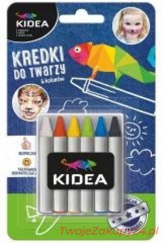 Kredki Do Twarzy 6 Kolorów X 2,5G