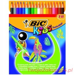 Kredki Ołówkowe Bic Kids Tropicolors2 18 Szt.