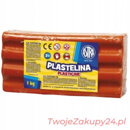 Plastelina Astra Duża 1Kg Czerwona