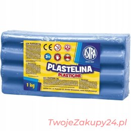 Plastelina Astra Duża 1Kg Niebieska