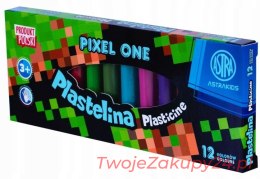 Plastelina Szkolna 12 Kol Pixels Piksele Gra Astra