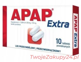 Apteczny Apap Extra 10 Tabl Przeciwbólowy Gorączka