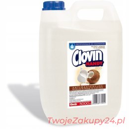 Clovin Mydło W Płynie 5L Antybakteryjne (Białe) Mleko I Kokos